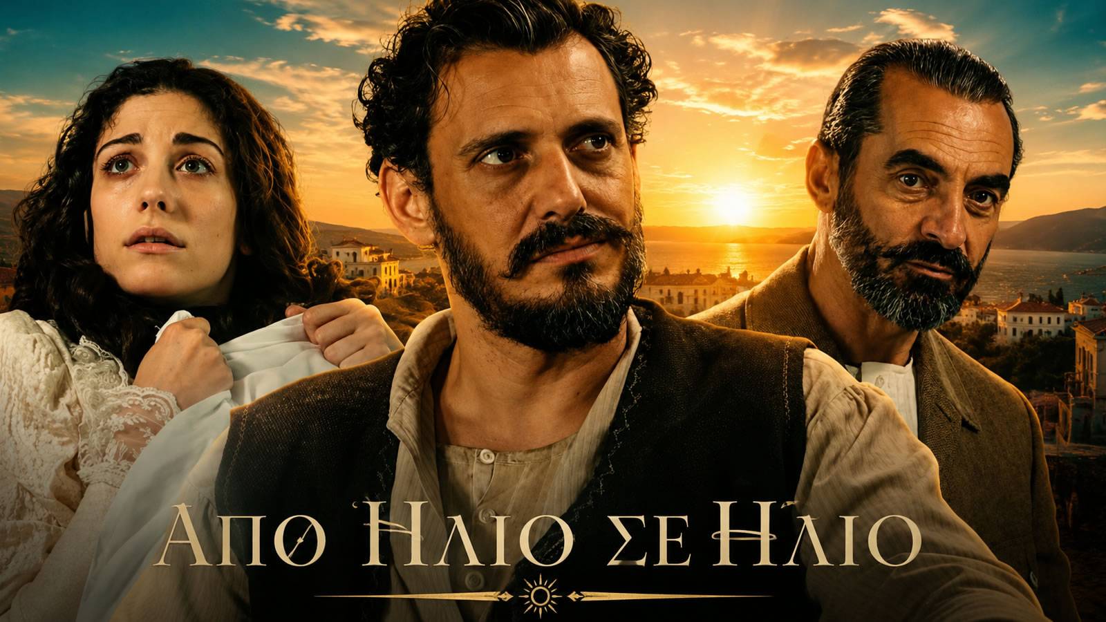 Σκηνή από τη σειρά «Από Ήλιο σε Ήλιο» της ΕΡΤ1 με την Ανδρομέδα και τον συνδικαλιστή