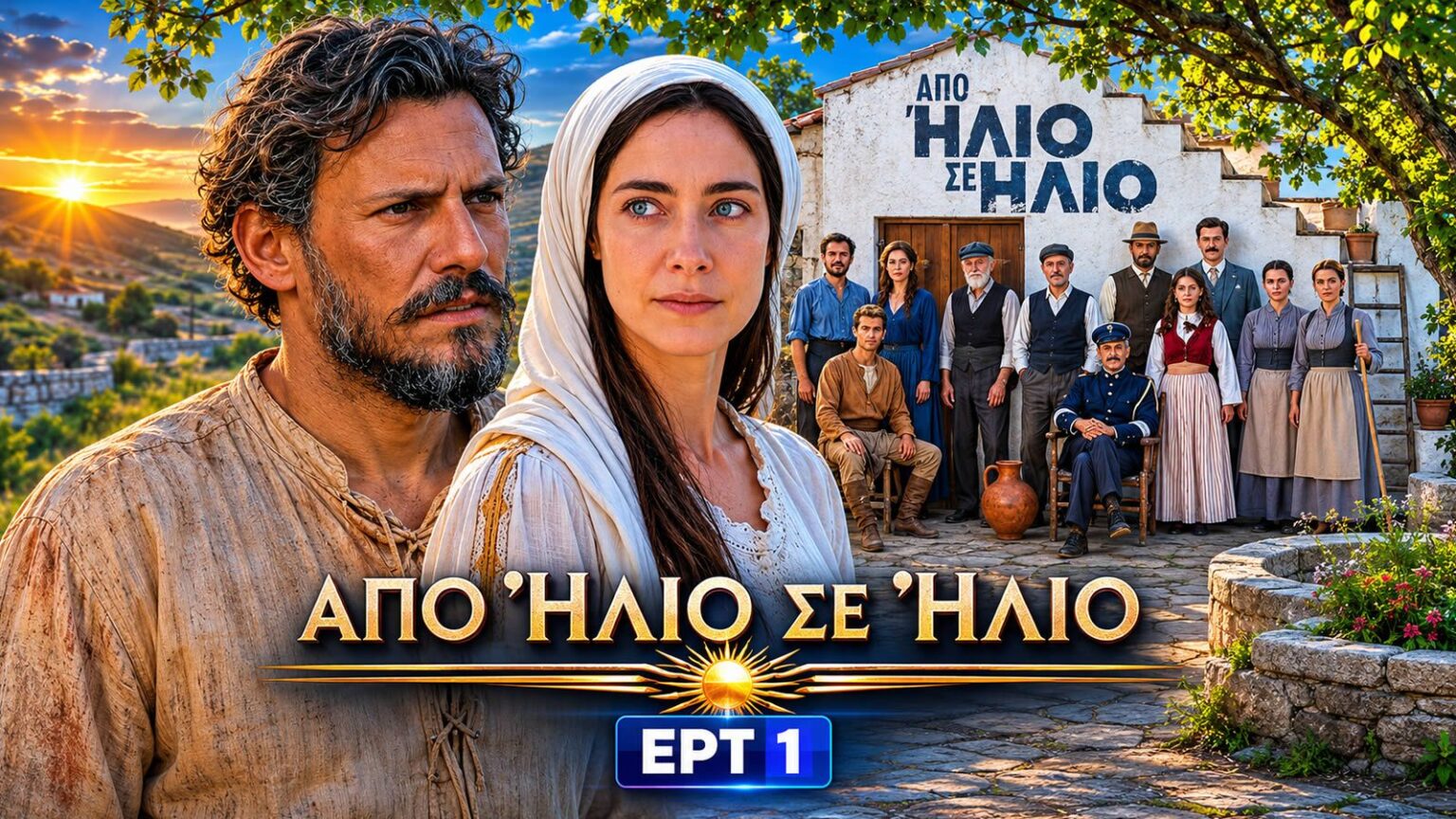 Σκηνή από τη σειρά «Από Ήλιο σε Ήλιο» — Η Μαργαρίτα στο χωριό