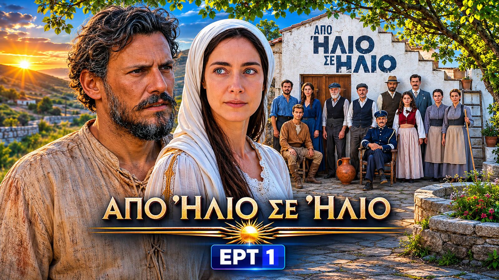 Σκηνή από τη σειρά «Από Ήλιο σε Ήλιο» — Η Μαργαρίτα στο χωριό