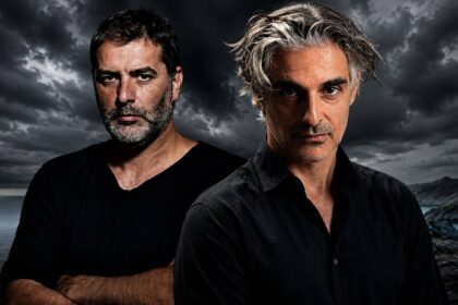 Σκηνή από τη νέα σειρά του MEGA «Δύο Μαύρα Πουκάμισα» με τον Βασίλη Μπισμπίκη