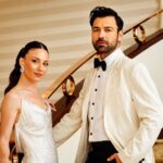 Αντρέας Γεωργίου και Σιμώνη Χριστοδούλου στη βάφτιση της κόρης τους Μιράντας Βασιλικής