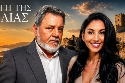 Ο Λυκούργος συνοδεύει την Αμαλία ως νύφη στον παραδοσιακό γάμο της στην Κρήτη στο φινάλε της σειράς Η Γη της Ελιάς.