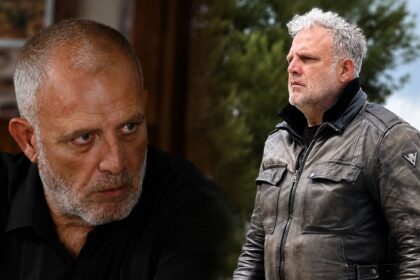 Ο Στάθης σε σκηνή από τη σειρά «Η Γη της Ελιάς» του ANT1.