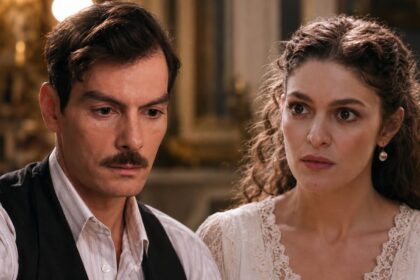 Η Αλίκη και ο Πέτρος σε σκηνή από τη σειρά Grand Hotel πριν τον γάμο