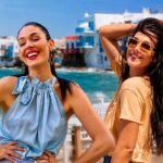 Η Ιωάννα Τριανταφυλλίδου χαμογελαστή στις διακοπές της