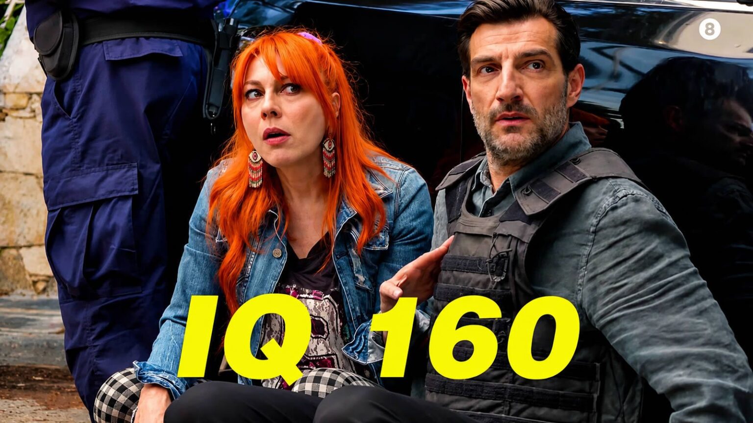Σκηνή από τη σειρά «IQ 160» του Star με τους πρωταγωνιστές Καλατζή και Μουρίκη