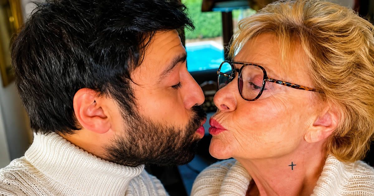 Αντρέας Γεωργίου και Μάρω Κοντού σε στιγμιότυπο από τη «Γη της Ελιάς»