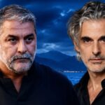 Οι συντελεστές της σειράς Δυο Μαύρα Πουκάμισα στα γυρίσματα στα Χανιά