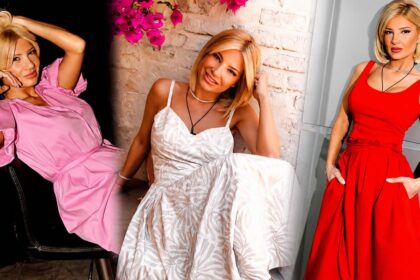 Η Φαίη Σκορδά χαμογελαστή σε photoshoot ενόψει της επιστροφής της στον ΑΝΤ1