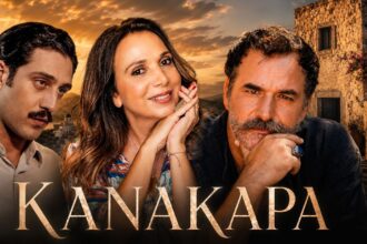 Οι ηθοποιοί Νίκος Λεκάκης, Χριστίνα Αλεξανιάν και Σπύρος Τσεκούρας που εντάσσονται στη νέα σειρά του MEGA, Κανακαρά.