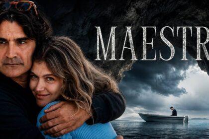 Ο Χριστόφορος Παπακαλιάτης στα γυρίσματα του «Maestro» τέταρτου κύκλου