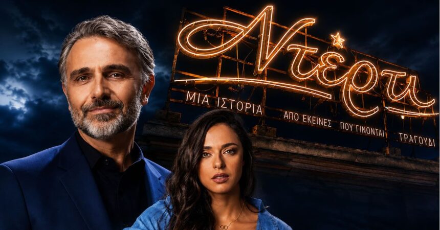 Ο Φάνης Μουρατίδης και η Ευαγγελία Συριοπούλου σε δραματική σκηνή σύγκρουσης από τη νέα σειρά του ΑΝΤ1 Ντέρτι