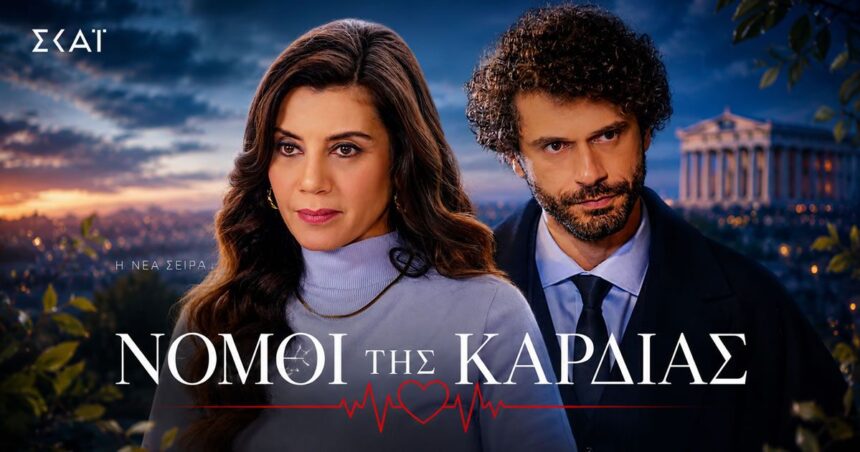 Η Αζρά σε δραματική σκηνή από τη σειρά Νόμοι της Καρδιάς στον ΣΚΑΪ