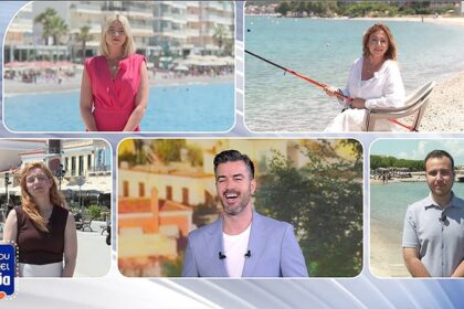 Ο Γιάννης Τσιμιτσέλης παρουσιάζει την τελευταία εκπομπή της σεζόν για το Όπου Υπάρχει Ελλάδα στον ΣΚΑΪ.