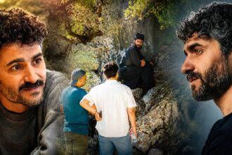 Ο ηθοποιός Προκόπης Αγαθοκλέους από τη σειρά Άγιος Παΐσιος σε συγκινητική στιγμή