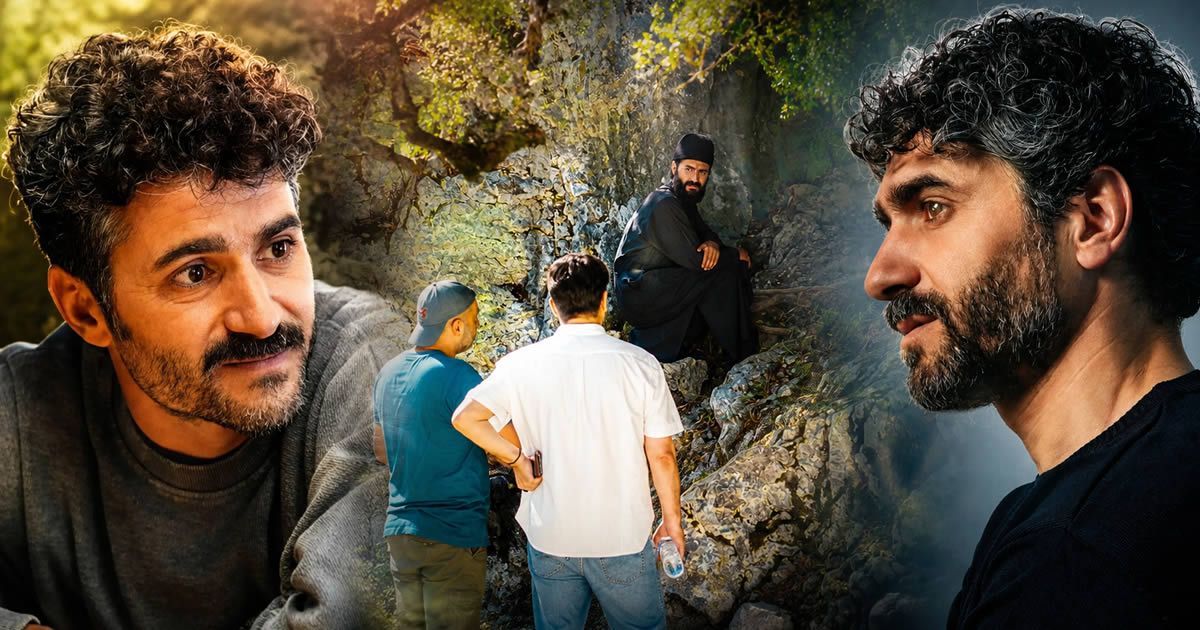 Ο ηθοποιός Προκόπης Αγαθοκλέους από τη σειρά Άγιος Παΐσιος σε συγκινητική στιγμή
