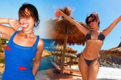 Η Camila Cabello με μπικίνι και κοκτέιλ στην παραλία κατά τη διάρκεια των διακοπών της στην Ελλάδα.