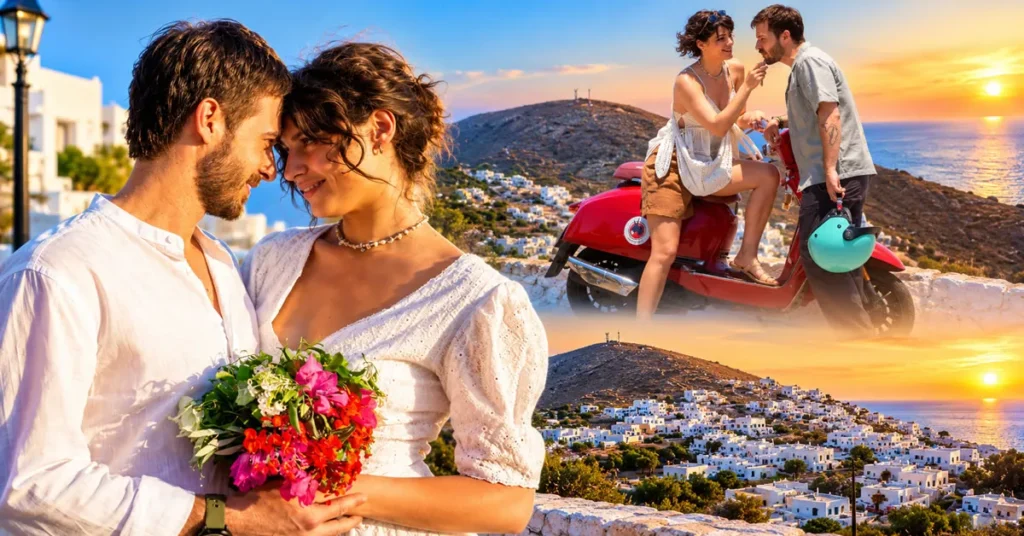 Η νέα δραματική σειρά του ALPHA «Μια Γυναίκα» με τη Δανάη Παππά ταξιδεύει στη Φολέγανδρο.