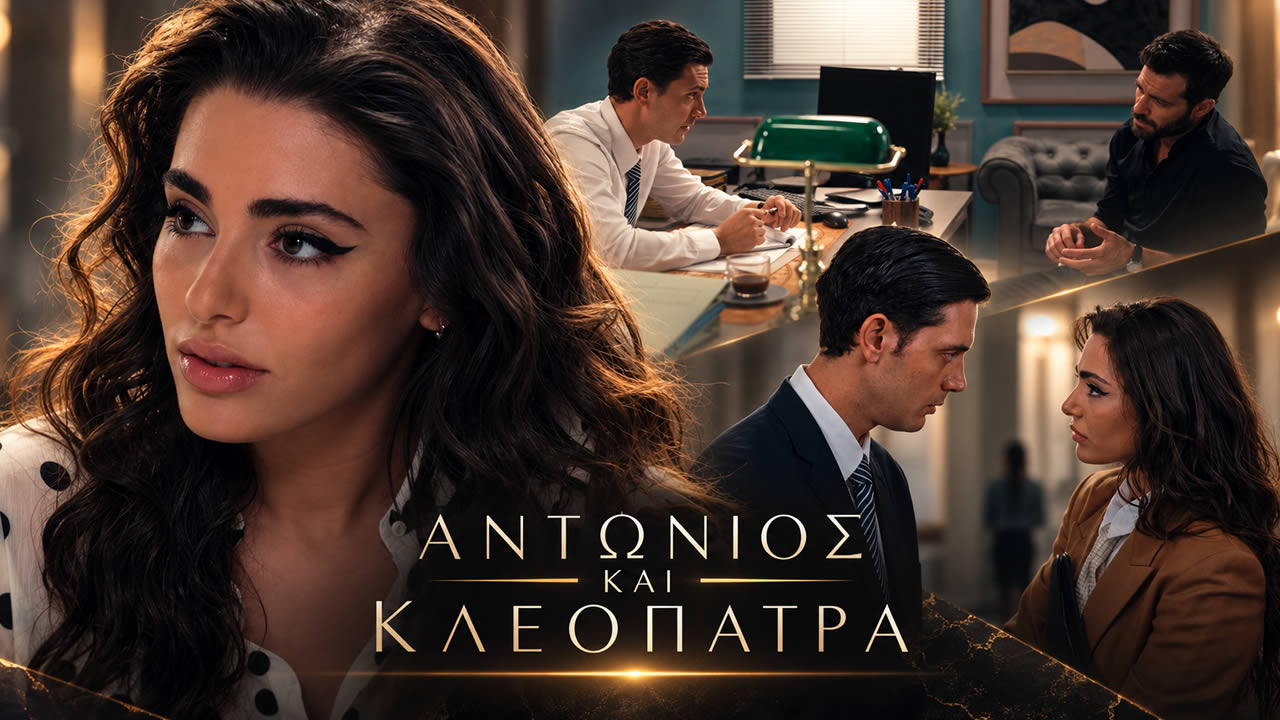 Ο Αντώνης και η Κλεοπάτρα σε έντονη αντιπαράθεση στο επεισόδιο 3 της καθημερινής σειράς του ΣΚΑΪ.
