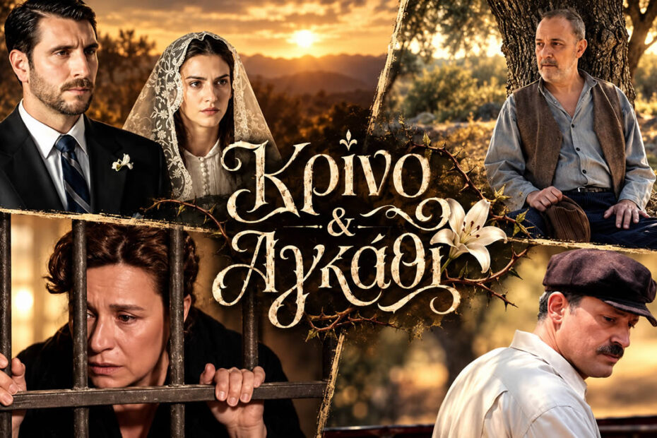 Η Λευκή και ο Μάρκος στο «Κρίνο & Αγκάθι», πριν η φωτιά στις αποθήκες αποκαλύψει ένα ακόμη μυστικό των Αρβανιταίων.