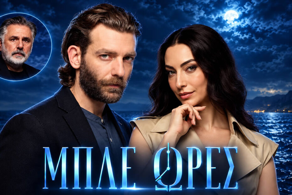 Ο Πέτρος και η Ολυμπία στις «Μπλε Ώρες», λίγο πριν ο Φίλιππος ανακαλύψει την κρυφή συνάντησή τους.
