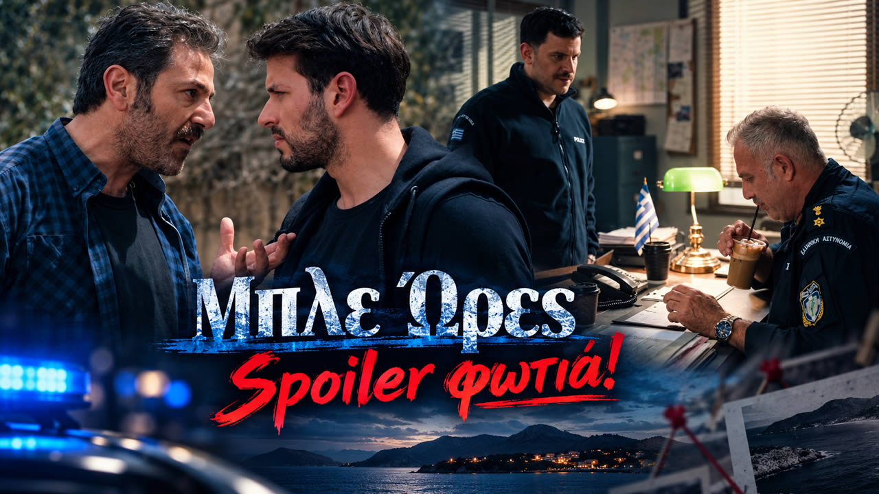 Ο Πέτρος και η Ολυμπία στις Μπλε Ώρες λίγο πριν το σκοτεινό σχέδιο εναντίον του Δημήτρη.