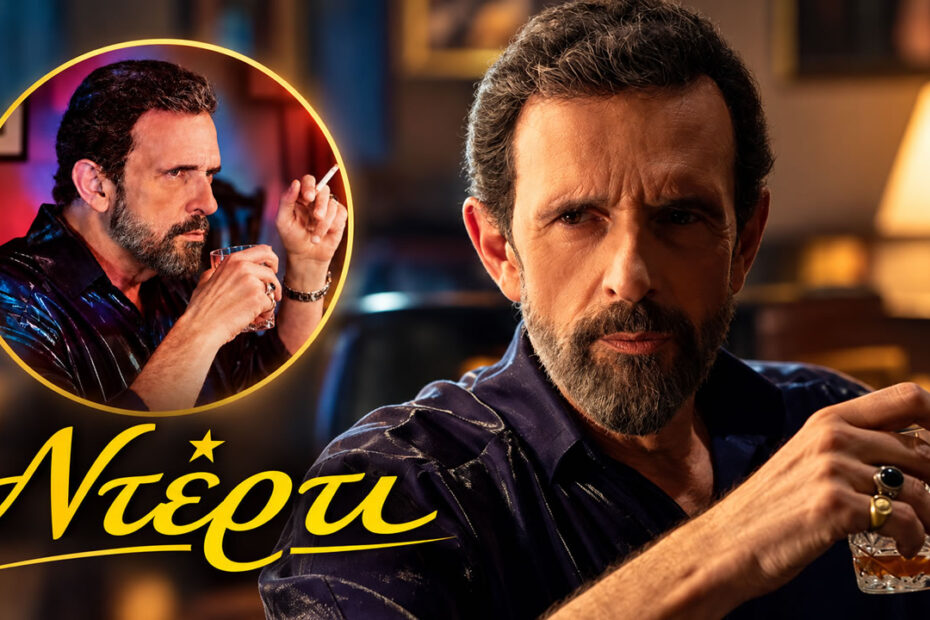 Ο Λεωνίδας Κακούρης ως Λεωνίδας Ρέντης στη δραματική σειρά «Ντέρτι» του ΑΝΤ1.
