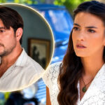 Η Αναστασία Παντούση ως Λευκή Δρογούτη και ο Γιώργος Γεροντιδάκης ως Μάρκος Αρβανίτης στη δραματική σειρά «Κρίνο και Αγκάθι» του ΑΝΤ1.