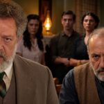 Ο Γιώργος Γεροντιδάκης στον ρόλο του Μάρκου Αρβανίτη στη δραματική σειρά Κρίνο και Αγκάθι του ΑΝΤ1, όπου η Θεανώ σχεδιάζει γάμο με τον Θωμά.