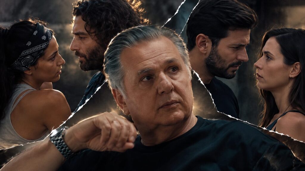 Η Στέλλα και ο Φίλιππος στη σειρά «Μπλε Ώρες», λίγο πριν από τη ρήξη στον γάμο τους εξαιτίας μιας επίμαχης φωτογραφίας.